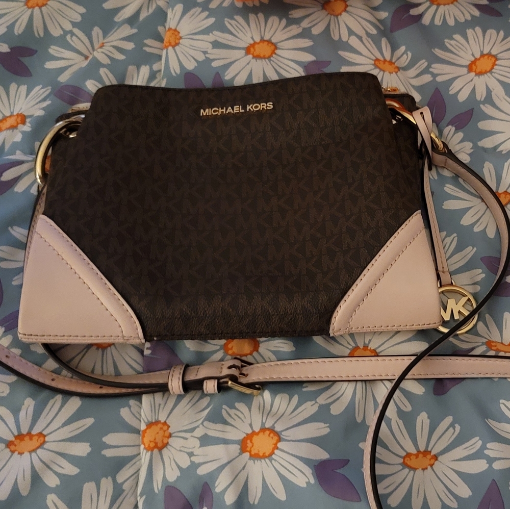Michael Kors Nicole Large Logo Crossbody Bag